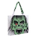 Zombie Face Vector Clipart Medium Tote Bag View2