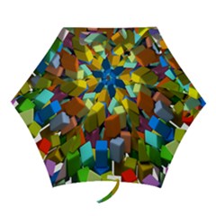 Cubes Assorted Random Toys Mini Folding Umbrellas