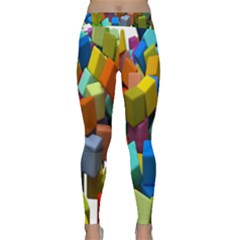 Cubes Assorted Random Toys Classic Yoga Leggings