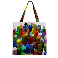 Cubes Assorted Random Toys Zipper Grocery Tote Bag