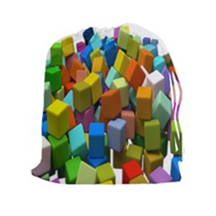 Cubes Assorted Random Toys Drawstring Pouches (XXL)