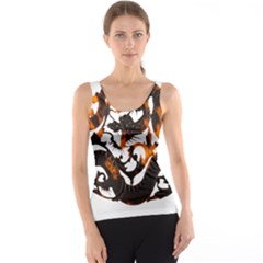 Ornament Dragons Chinese Art Tank Top by Nexatart