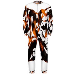 Ornament Dragons Chinese Art Onepiece Jumpsuit (men)  by Nexatart