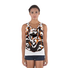 Ornament Dragons Chinese Art Women s Sport Tank Top  by Nexatart