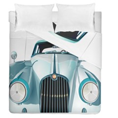 Oldtimer Car Vintage Automobile Duvet Cover Double Side (queen Size)