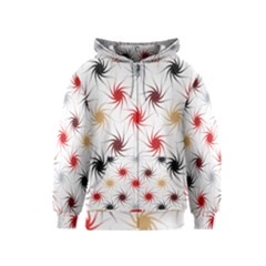 Pearly Pattern Kids  Zipper Hoodie by Nexatart