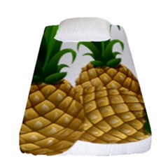 Pineapples Tropical Fruits Foods Fitted Sheet (single Size)