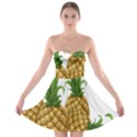 Pineapples Tropical Fruits Foods Strapless Bra Top Dress View1