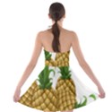 Pineapples Tropical Fruits Foods Strapless Bra Top Dress View2