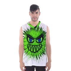 Monster Green Evil Common Men s Basketball Tank Top