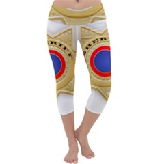 Sheriff S Star Sheriff Star Chief Capri Yoga Leggings