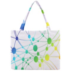 Network Connection Structure Knot Mini Tote Bag by Nexatart