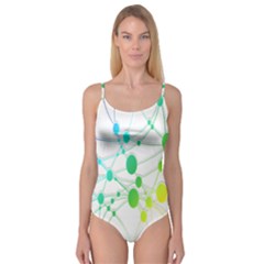 Network Connection Structure Knot Camisole Leotard  by Nexatart