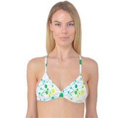 Network Connection Structure Knot Reversible Tri Bikini Top