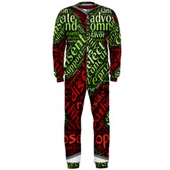 Tao Duality Binary Opposites Onepiece Jumpsuit (men)  by Nexatart