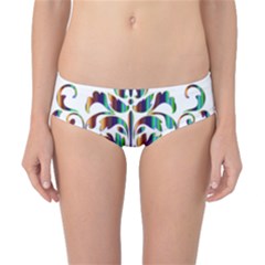 Damask Decorative Ornamental Classic Bikini Bottoms by Nexatart