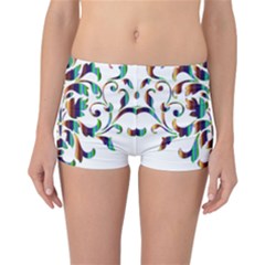 Damask Decorative Ornamental Reversible Bikini Bottoms by Nexatart