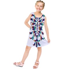 Damask Decorative Ornamental Kids  Tunic Dress