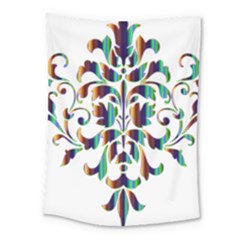 Damask Decorative Ornamental Medium Tapestry by Nexatart