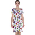 Doodle Pattern Short Sleeve Nightdress View1