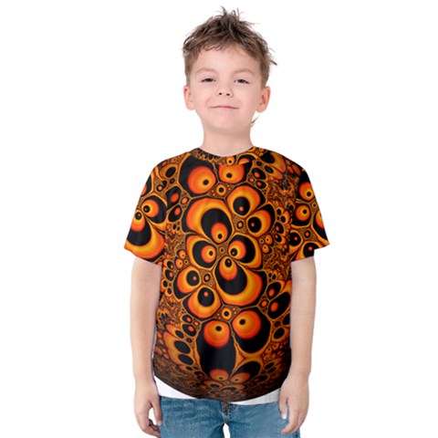 Fractals Ball About Abstract Kids  Cotton Tee by Nexatart