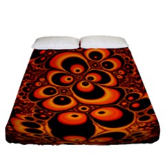 Fractals Ball About Abstract Fitted Sheet (queen Size)