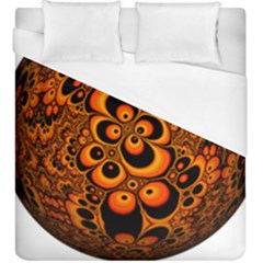 Fractals Ball About Abstract Duvet Cover (king Size)