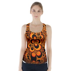 Fractals Ball About Abstract Racer Back Sports Top