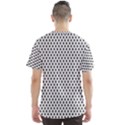 Diamond Black White Shape Abstract Men s Sport Mesh Tee View2