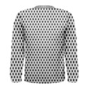 Diamond Black White Shape Abstract Men s Long Sleeve Tee View2