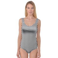 Diamond Black White Shape Abstract Princess Tank Leotard 