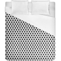 Diamond Black White Shape Abstract Duvet Cover (california King Size)