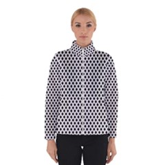 Diamond Black White Shape Abstract Winterwear by Nexatart