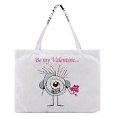 Valentine Day Poster Medium Zipper Tote Bag by dflcprints