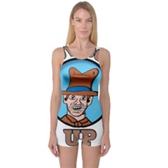 Cowboy Up One Piece Boyleg Swimsuit