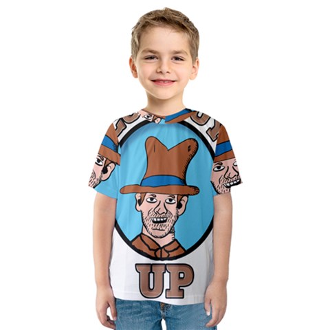 Cowboy Up Kids  Sport Mesh Tee by EricsDesignz