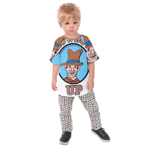 Cowboy Up Kids  Raglan Tee by EricsDesignz