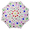 Stars Pattern Background Colorful Red Blue Pink Straight Umbrellas View1