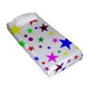 Stars Pattern Background Colorful Red Blue Pink Fitted Sheet (Single Size) View2