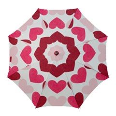 Valentine S Day Hearts Golf Umbrellas by Nexatart