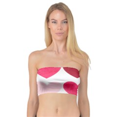 Valentine S Day Hearts Bandeau Top by Nexatart