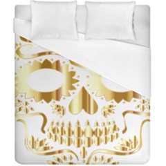 Sugar Skull Bones Calavera Ornate Duvet Cover (california King Size)