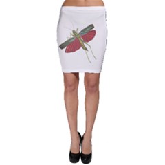 Grasshopper Insect Animal Isolated Bodycon Skirt