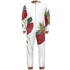 Grasshopper Insect Animal Isolated Onepiece Jumpsuit (men)  by Nexatart