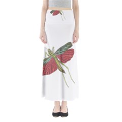 Grasshopper Insect Animal Isolated Maxi Skirts