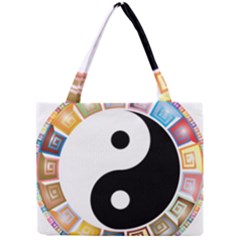 Yin Yang Eastern Asian Philosophy Mini Tote Bag