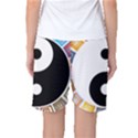 Yin Yang Eastern Asian Philosophy Women s Basketball Shorts View2