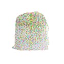 Confetti Celebration Party Colorful Drawstring Pouches (Large)  View1