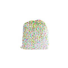 Confetti Celebration Party Colorful Drawstring Pouches (xs)  by Nexatart