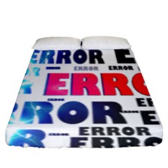 Error Crash Problem Failure Fitted Sheet (king Size)